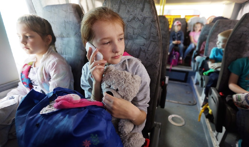 дети на общественном транспорте